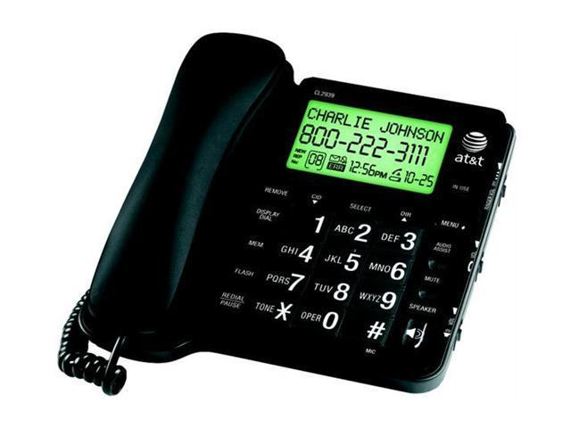 AT&T 2939 Black Corded Speakerphone