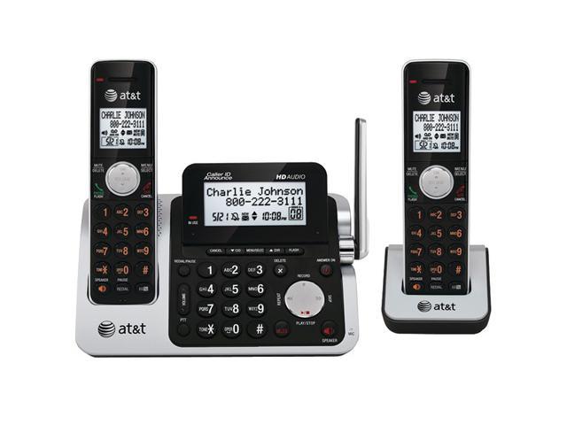 AT&T ATTCL83201 1.9 GHz Digital DECT 6.0 2X Handsets Cordless Phones with Dual Caller ID