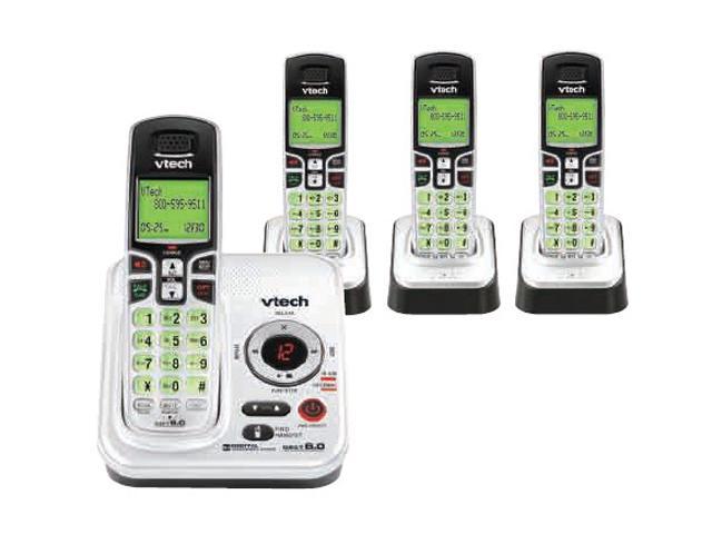 Vtech Cs6229 4 1 9 Ghz Dect 6 0 4x Handsets Cordless Phone Integrated Answering Machine Newegg Com