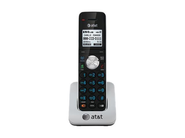 AT&T Tl86003 Cordless Telephone Handset For The TL86103 System, Silver/Black