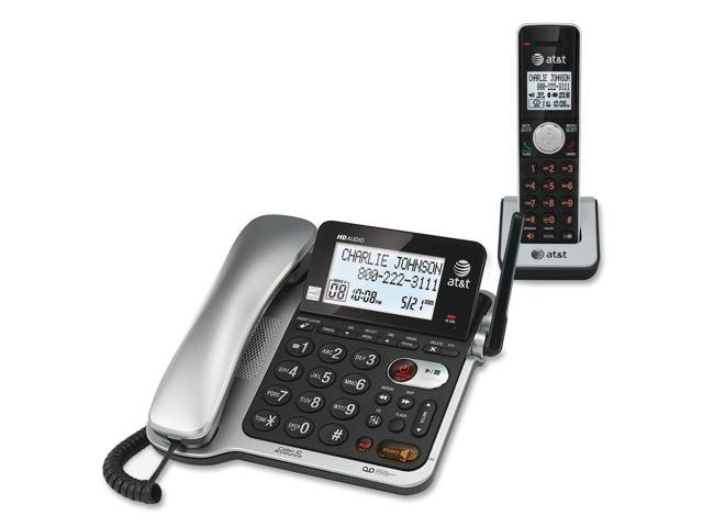 AT&T CL84102 Corded/cordless answering system with caller ID/call waiting