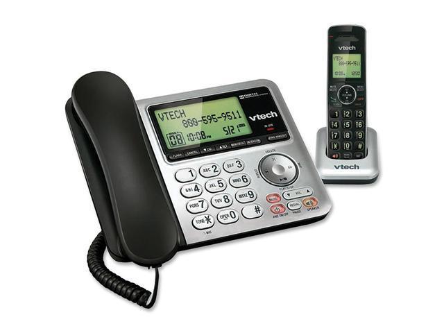 Vtech CS6649 Corded/Cordless Answering System with Caller ID/Call ...