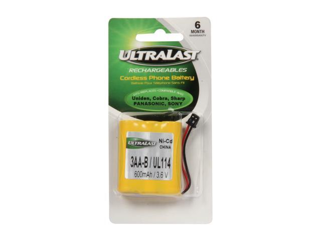 Ul-114 Ul114 Ultralast Cordless Phone Battery for Cobra Panasonic Sharp Sony Unid 076097601147 for sale online 