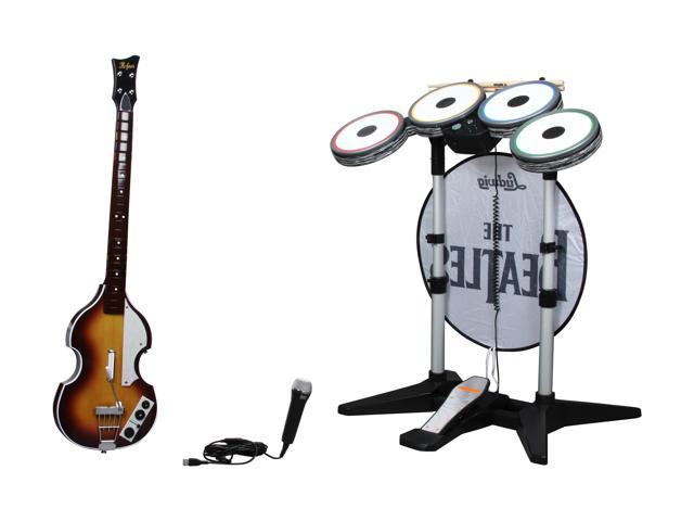 Mier echo dealer Beatles: Rock Band Special Edition Bundle Wii Game - Newegg.com