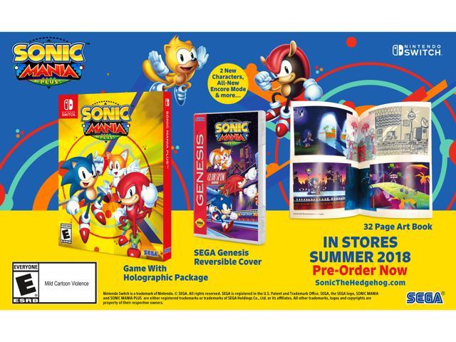 Sega Sonic Mania Plus Limited Edition Included Item Art Book 36P PS4 23870  JAPAN