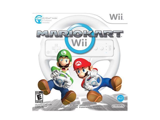 Mario Kart Wii w/Wheel Wii Game