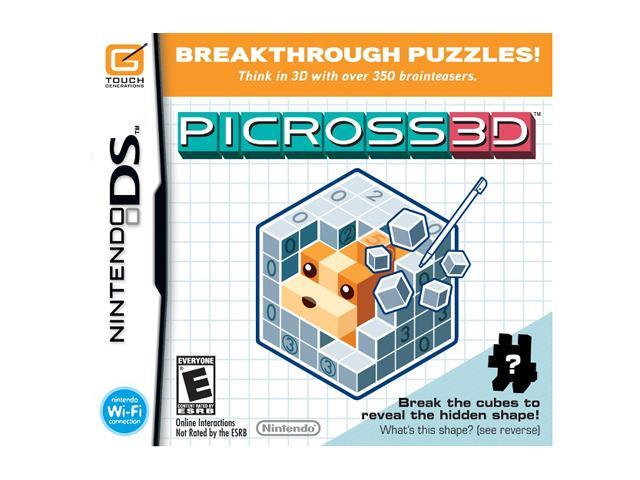 Picross 3D Nintendo DS Game
