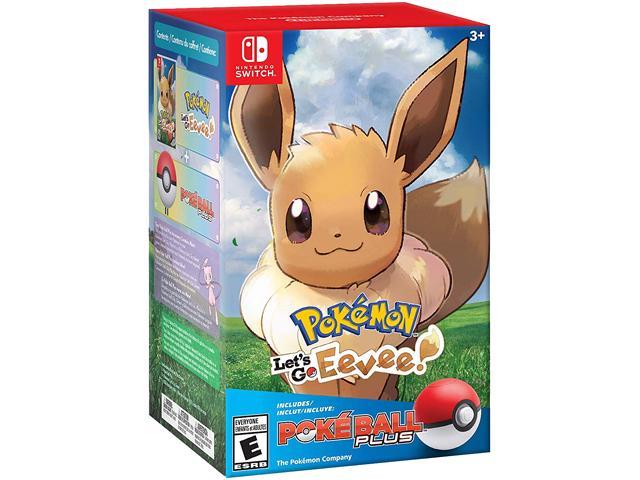 Pokemon Lets Go Eevee Poke Ball Plus Pack Nintendo Switch