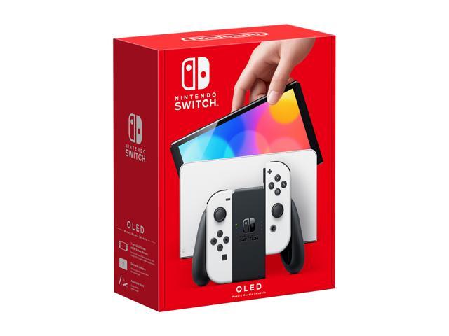 テレビゲーム 家庭用ゲーム本体 Nintendo Switch (OLED model) w/ White Joy-Con - Newegg.com