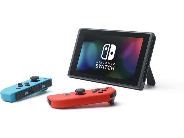 Nintendo Switch with Neon Blue and Neon Red Joy-Con HADSKABAH