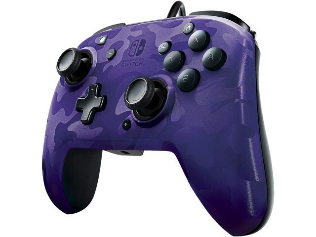 PDP - Faceoff Deluxe+ Audio Wired Purple Camo Controller - Nintendo Switch (500-134-NA-CM05)