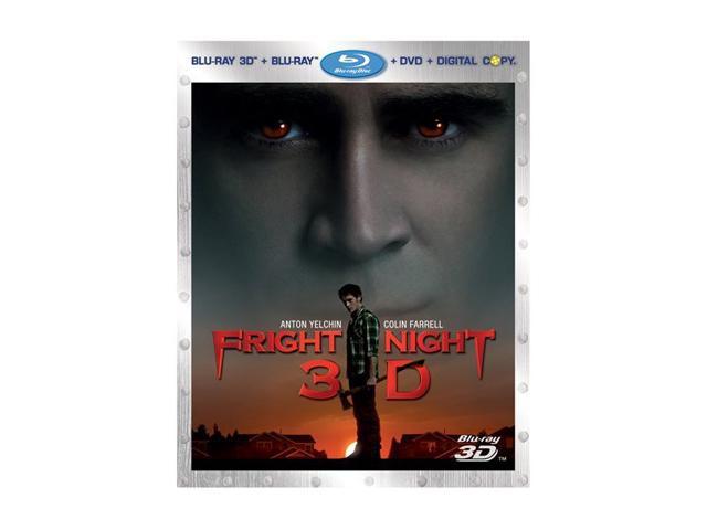 Fright Night (3D Blu-ray + DVD + Digital Copy + Blu-ray/WS) Anton Yelchin, Colin Farrell, Christopher Mintz-Plasse, Imogen Poots, Toni Collette