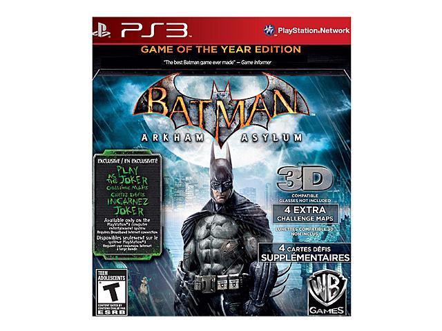 Batman Arkham Asylum Game of the year PlayStation 3