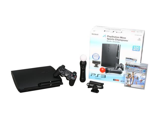 Sony PlayStation 3 Console 320 GB with PlayStation Move Bundle (PS3 Console  + Sports Champion + Move Motion Controller + Eye Camera)