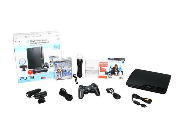 SONY PlayStation 3 (PS3) 320 GB with Move Starter Pack Price in