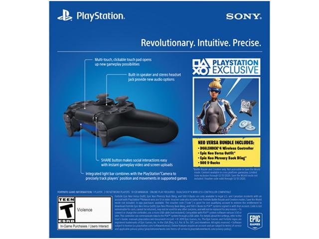 bestille Solskoldning renæssance Sony DualShock 4 Wireless Controller for PlayStation 4 Bundle - Fortnite  Neo Versa - Newegg.com
