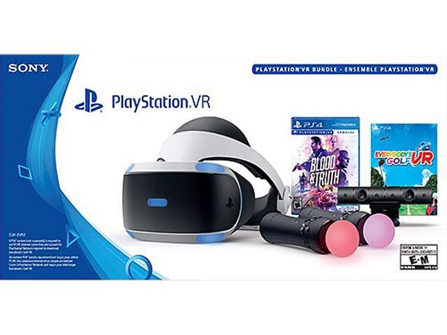 Sony Playstation Vr Blood Truth And Everybody S Golf Vr Bundle Newegg Com