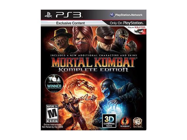 Mortal Kombat Komplete Edition Playstation3 Game