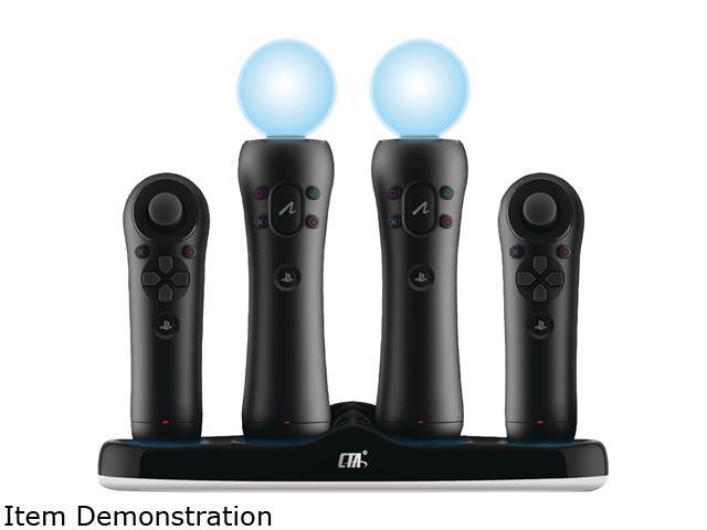 CTA Quadruple Port Charging Station for PlayStation Move Controllers