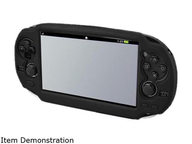 INSTEN Silicone Skin Case For Sony Playstation Vita PS Vita PCH-1000, Black