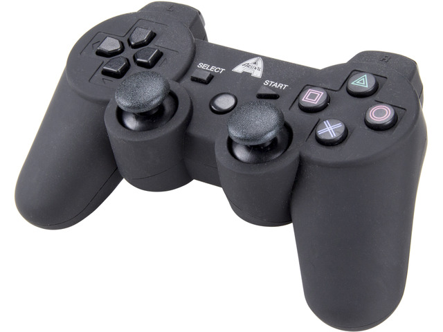 Arsenal PS3 wireless controller rubberized - Black - Newegg.com