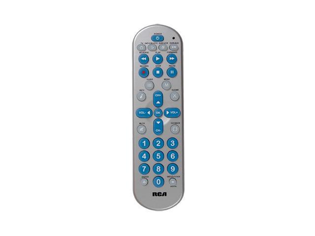 Rca Rcr4358r Universal 4 Device Big Button Universal Remote - Newegg.com