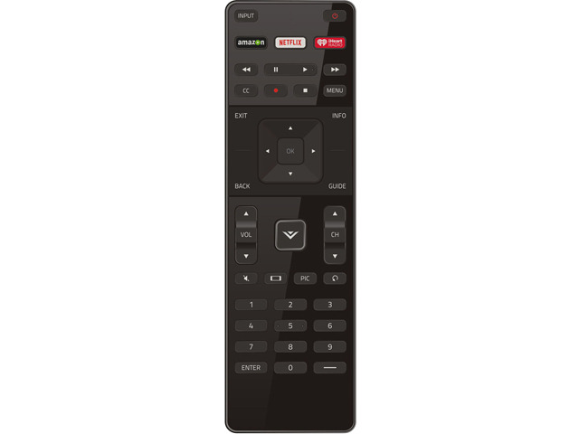 XRT122 Remote Control For Vizio Smart TV – With Amazon, Netflix, IHeartRadio App Keys, Wireless