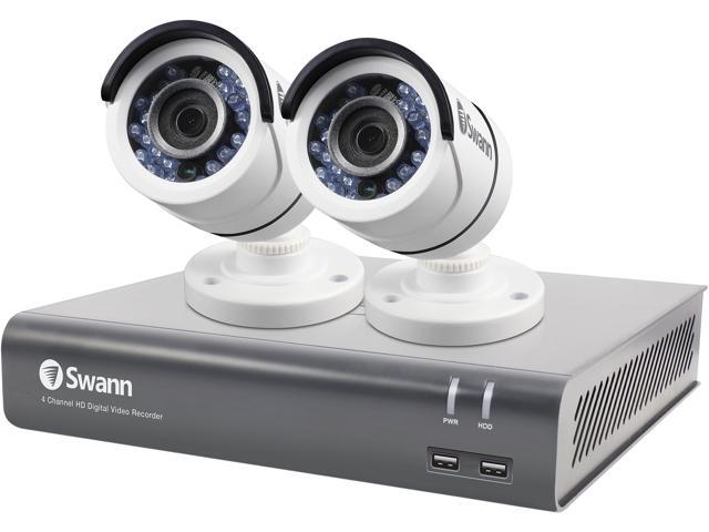 Swann 4 Channel 4575 Series 1080P DVR with 500GB Hard Drive and 2 x ...