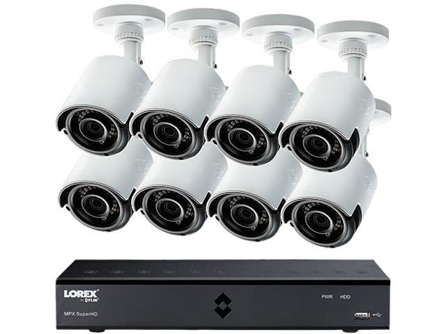 Lorex LHA41082TC8 8 Channel 4MP Super HD 8 Channel DVR Security System ...