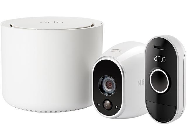 Arlo 1-Cam System + Audio Doorbell, Battery Powered Wire-Free HD 720p ...