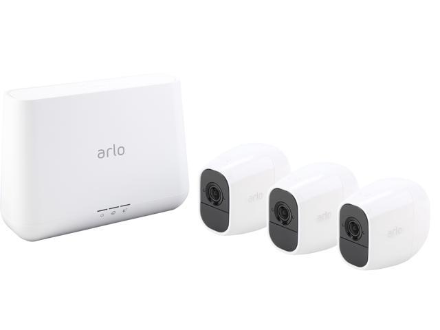 Arlo Pro 2 Wireless Security Camera System - 3 Rechargeable Battery Powered Wire-Free HD 1080p Night Vision Indoor/Outdoor with 2-Way Audio, Free Arlo Basic 7-Day Cloud Storage Recording - VMS4330P