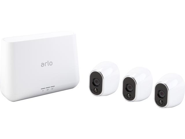 Arlo Security System - 3 Wire-Free HD Cameras | Indoor / Outdoor | Night Vision (VMS3330H), Works with Alexa, Google Assistant, Apple Home Kit, Smartthings, and IFTTT