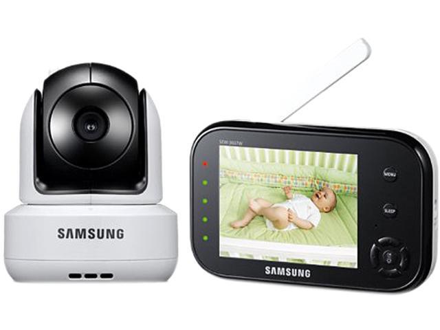 Samsung SEW-3037W SafeVIEW Baby Monitoring System IR Night Vision PTZ 3.5 Inch