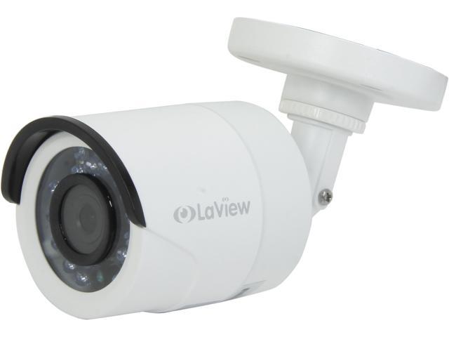 LaView LV-CBA3213 HD 1.3 MP Sensor 1000 TVL Analog Infrared Day/Night Outdoor Surveillance Camera (White)