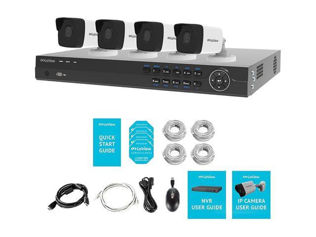 Laview 4mp 2688 X 1520p Full Poe Ip Camera Security System 8