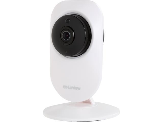 LaView 2MP 1080P HD Fisheye Wi-Fi Security Camera with 185 Degree Viewing Angle, 2-Way Audio, Free 3-day Cloud Storage and Motion Detection (LV-PWF80216-W)
