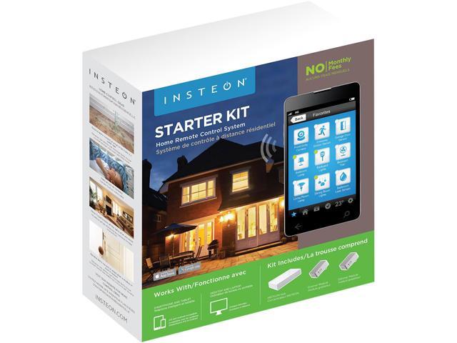 INSTEON 2244-224 Home Automation Starter Kit - Includes Hub & 2 Plug-in Dimmer Modules, No Monthly Fees