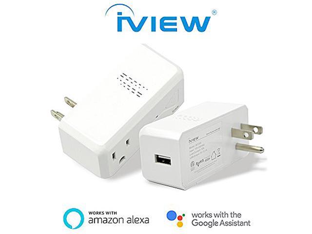 iVIEW ISC100 Smart Wi-Fi Socket Double Pack 