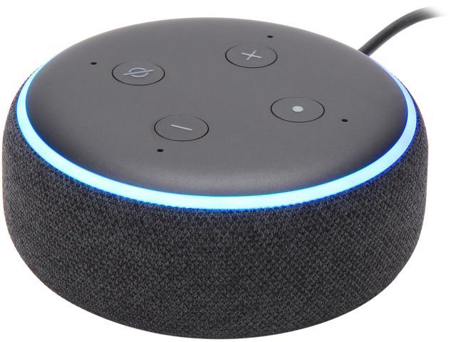 Amazon Echo Dot Charcoal Fabric 3rd Generation - Smart Speaker with Alexa 