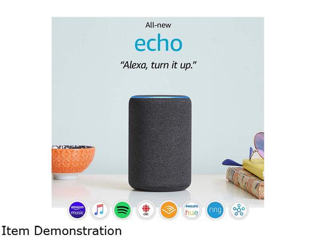 All-new Echo (3rd Gen) - Smart speaker with Alexa - Charcoal