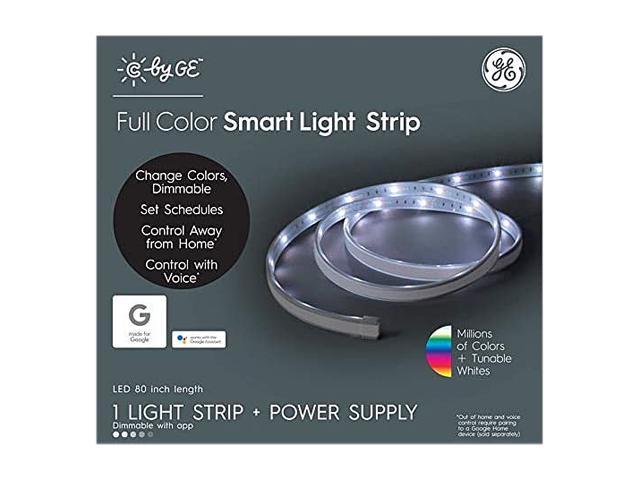 New GE Full Color Direct Connect Smart Light Strip & Power Supply Free Shipping 