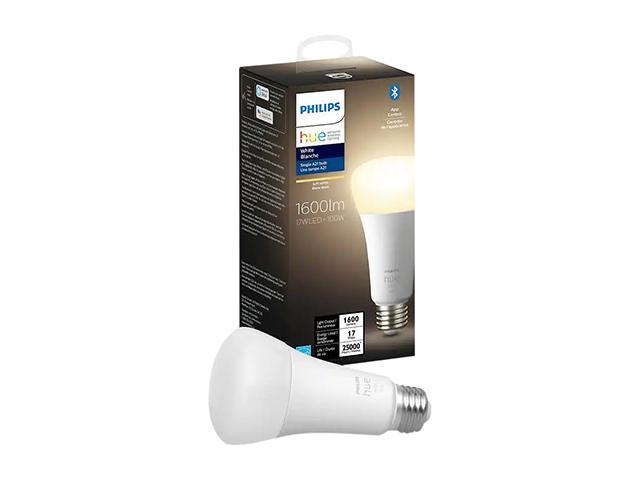 Philips Hue 557801 White A21 High Lumen Smart Bulb, 1600 Lumens ...