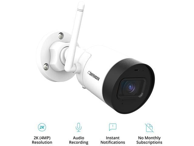 wireless security camera with audio recording