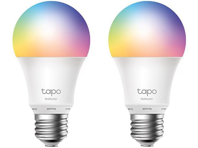 Monet vriendelijk weer TP-Link Tapo Smart Light Bulbs, 16M Colors RGBW, Dimmable, Compatible with  Alexa and Google Home, A19, 60W Equivalent, 800LM CRI>90, 2.4GHz WiFi only,  No Hub Required, Tapo L530E(2-Pack) - Newegg.com