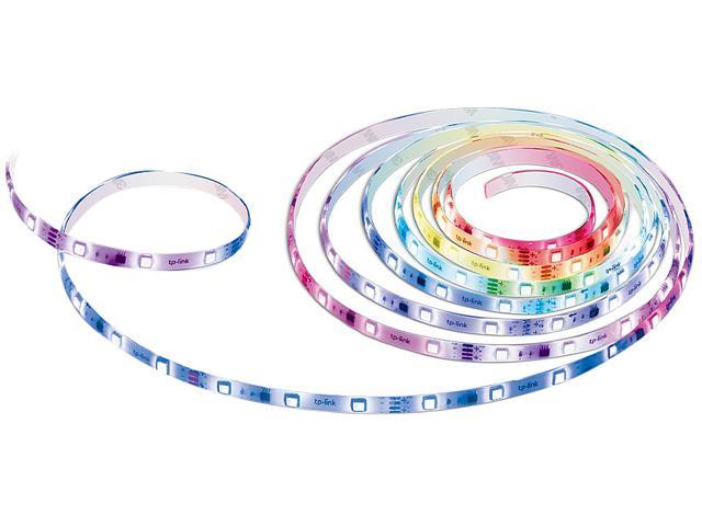 TP-Link Tapo Smart LED Light Strip, 100 Color Zones RGBIC, Sync-to-Sound,  32.8ft(2 Rolls of 16.4ft) Wi-Fi LED Strip Works w/Alexa & Google, IP44 PU