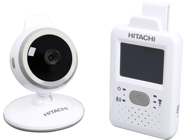 Hitachi BCM241T08 2.4 GHz Digital Video Baby Monitor with Night Vision, Temperature Sensor