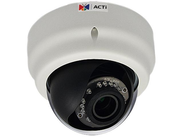 ACTi E69 RJ45 2MP Indoor Dome Camera with D/N, IR, Basic WDR, SLLS, Vari-Focal Lens