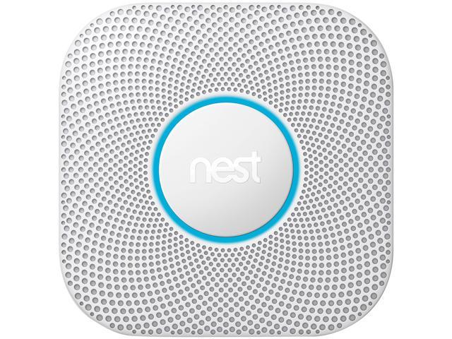 Google Nest Protect - Smoke Alarm - Smoke Detector and Carbon Monoxide Detector - Battery Operated, White - S3000BWES