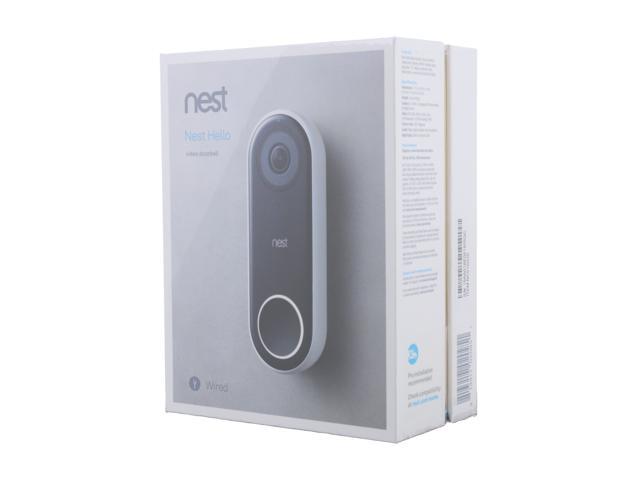 Nest Hello Doorbell, Full HD with 3MP (2K) color sensor, 8x digital 