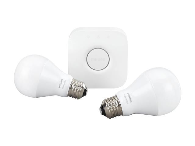 Philips Hue White A19 Starter Kit (455287) - Newegg.com